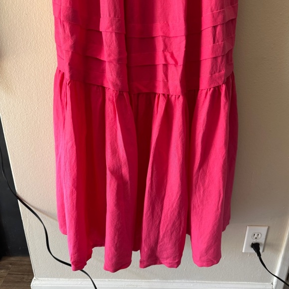 NWT Solid and striped empire linen Maxi Dress size S - Picture 7 of 14